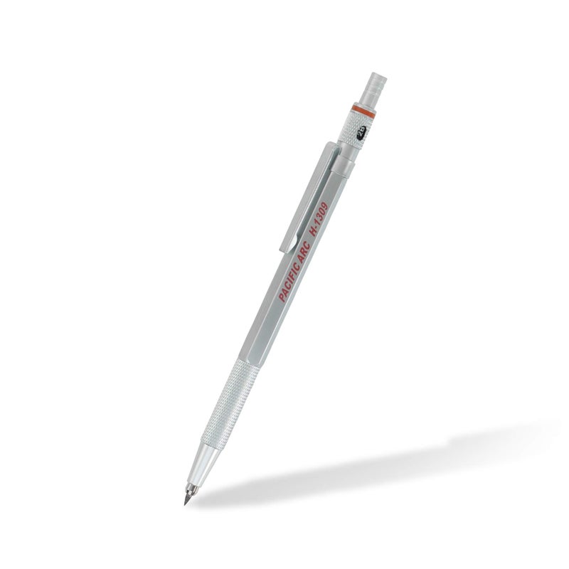 Pacific Arc Premium Gravity Feed Technical Lead Holder All Metal Silver 2 mm - Image 1